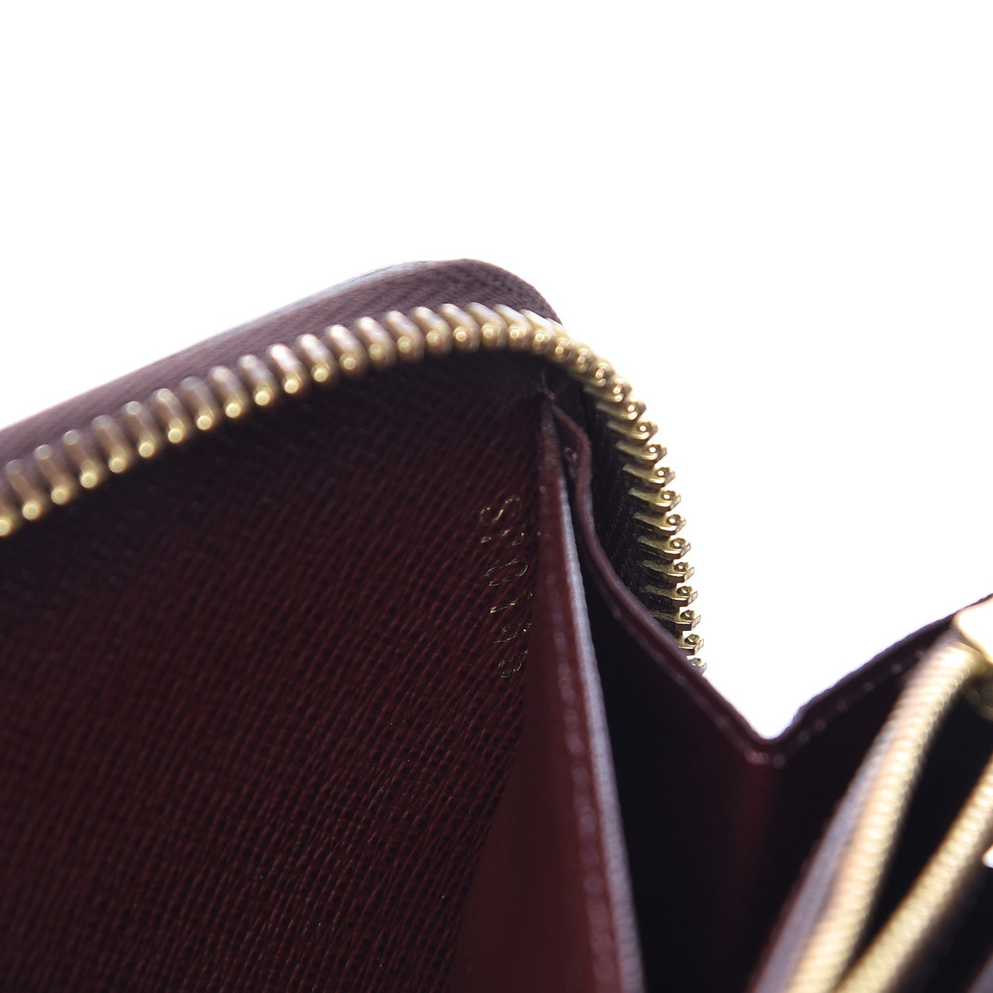 Calfskin Monogram Gamma Zippy Wallet White Chocolate