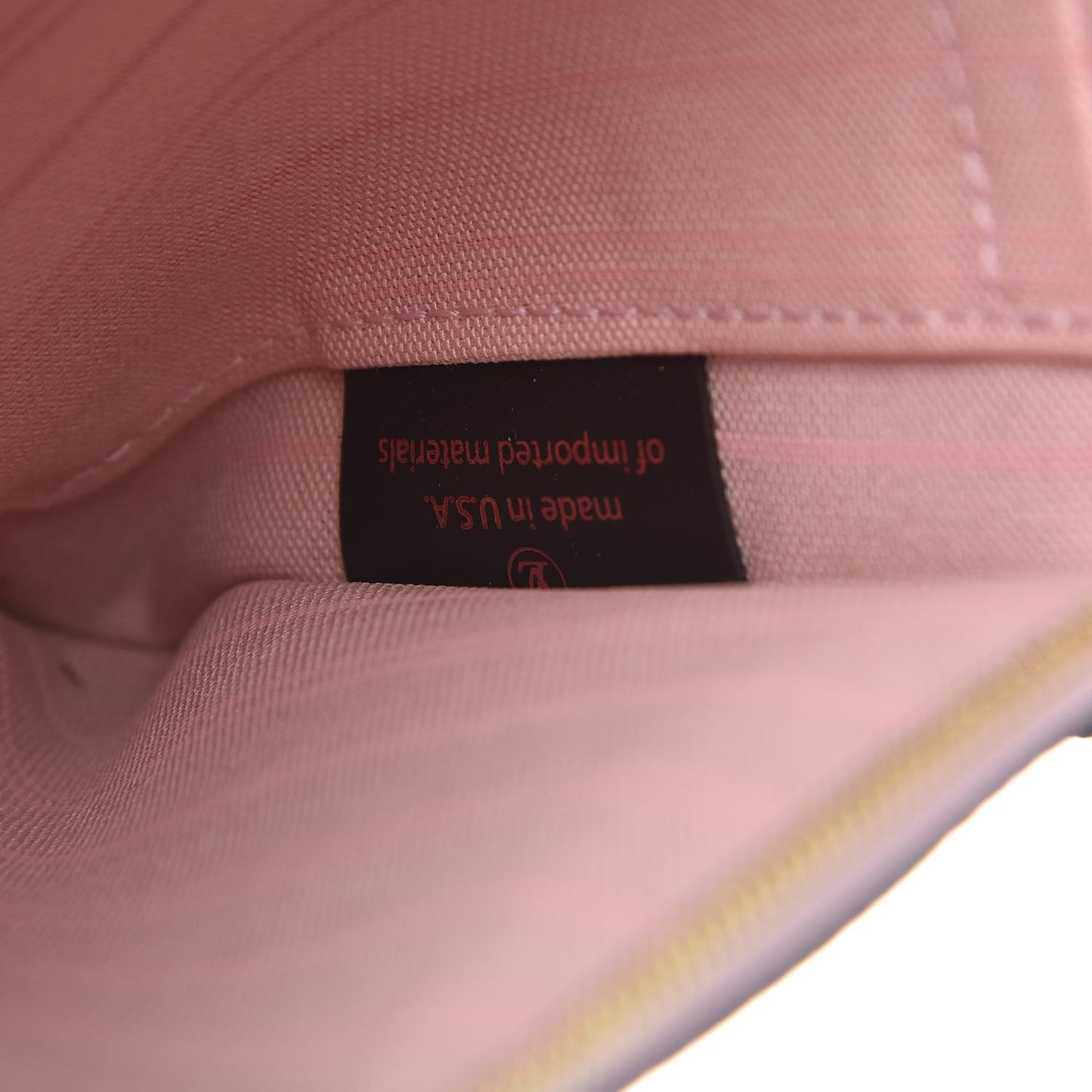 Damier Ebene Neverfull MM GM Pochette Rose Ballerine