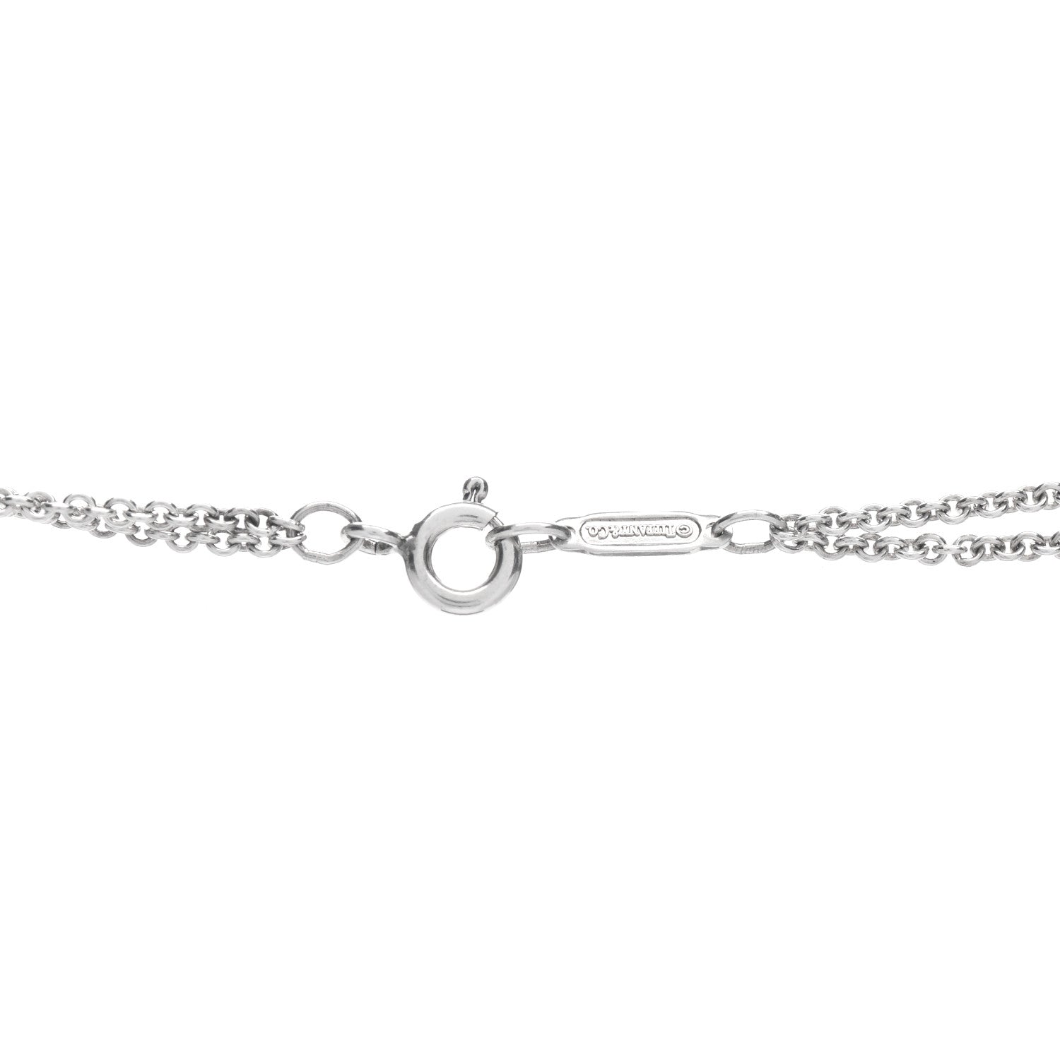 Tiffany Sterling Silver Figure 8 Pendant Necklace 4 of 4