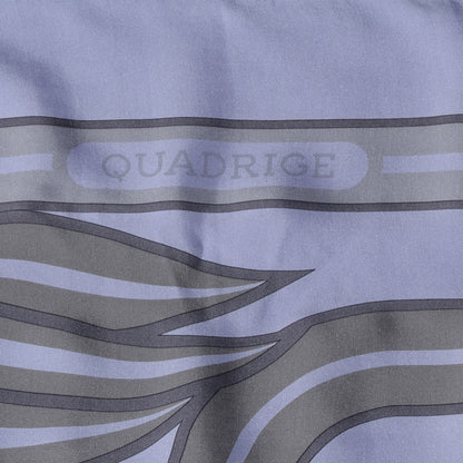 Hermes Silk Dip Dyed Quadrige Scarf 140 Lilac Gris Chartreuse 4 of 7