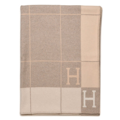 Hermes Wool Cashmere Avalon III Blanket Coco Camomille 1 of 4