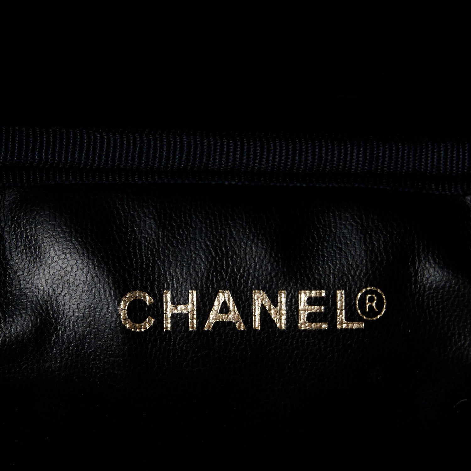 Chanel Caviar Vanity Cosmetic Case Black 6 of 10