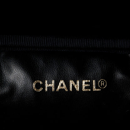 Chanel Caviar Vanity Cosmetic Case Black 6 of 10