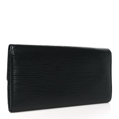 Louis Vuitton Epi Sarah Wallet Black 3 of 9