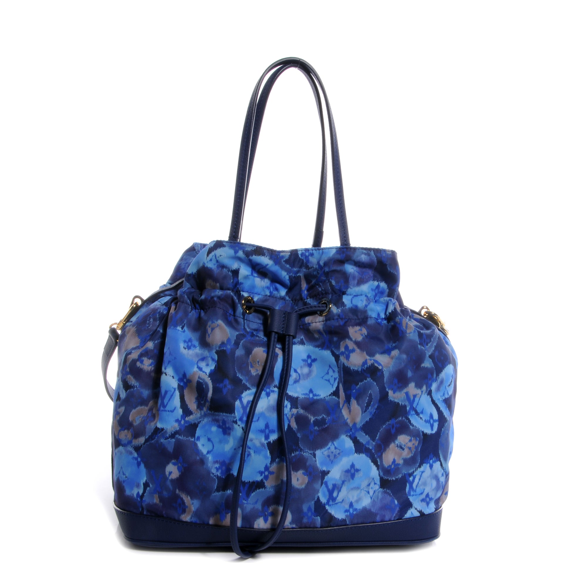 Louis Vuitton Nylon Monogram Ikat Noefull MM Grand Blue 1 of 9