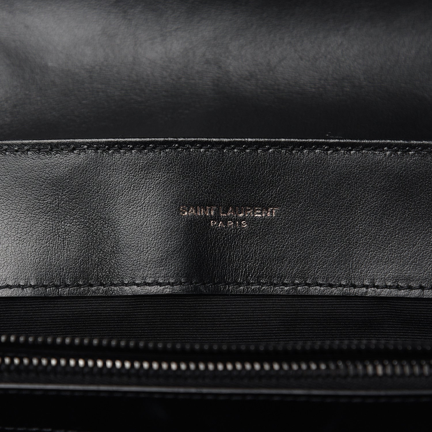 Saint Laurent Calfskin Y Quilted Monogram Medium Loulou Chain Satchel Black 7 of 10