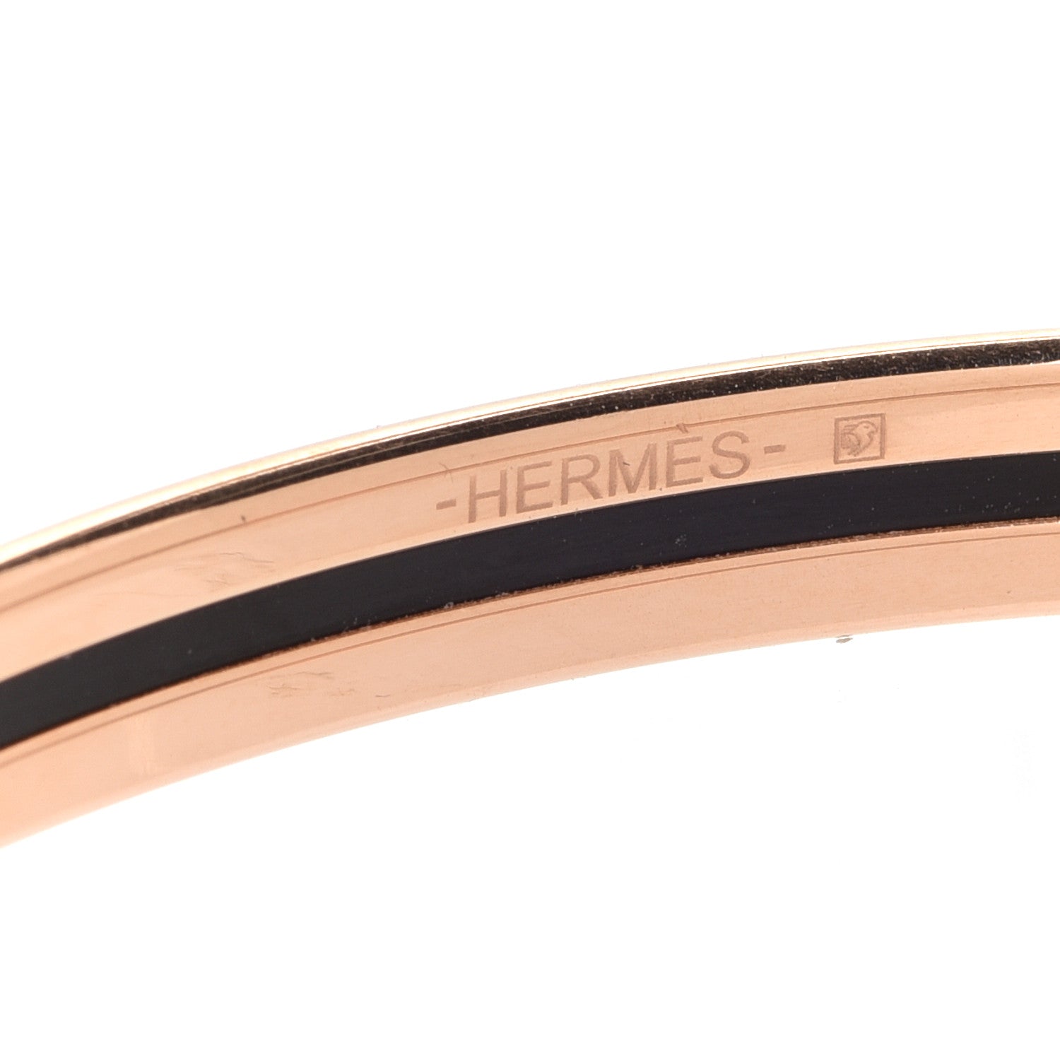 Hermes Enamel Colliers De Chiens Printed Extra Narrow Bracelet 4 of 6