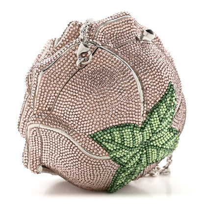 Judith Leiber Crystal Rose Minaudiere Clutch 4 of 11