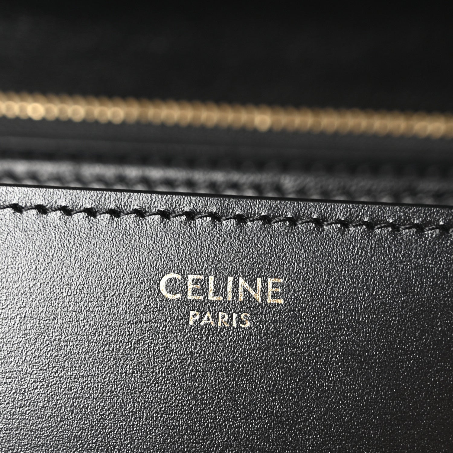 Celine Box Calfskin Medium Classic Box Flap Bag Black 6 of 10