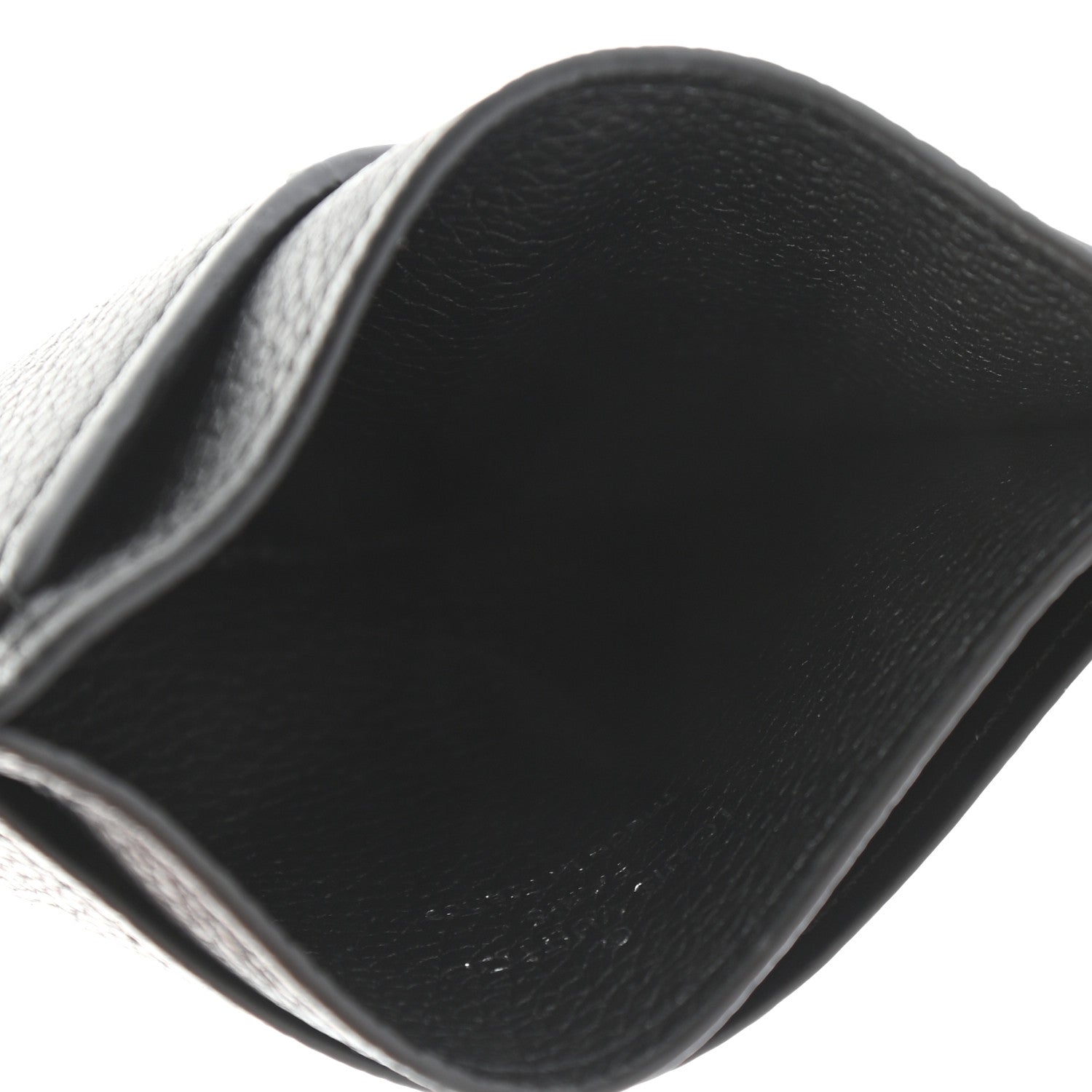 Louis Vuitton Calfskin Lockme Card Holder Black 5 of 7