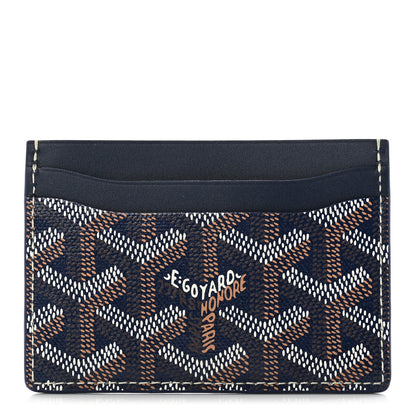 Goyard Goyardine Saint Sulpice Card Holder Navy 1 of 6