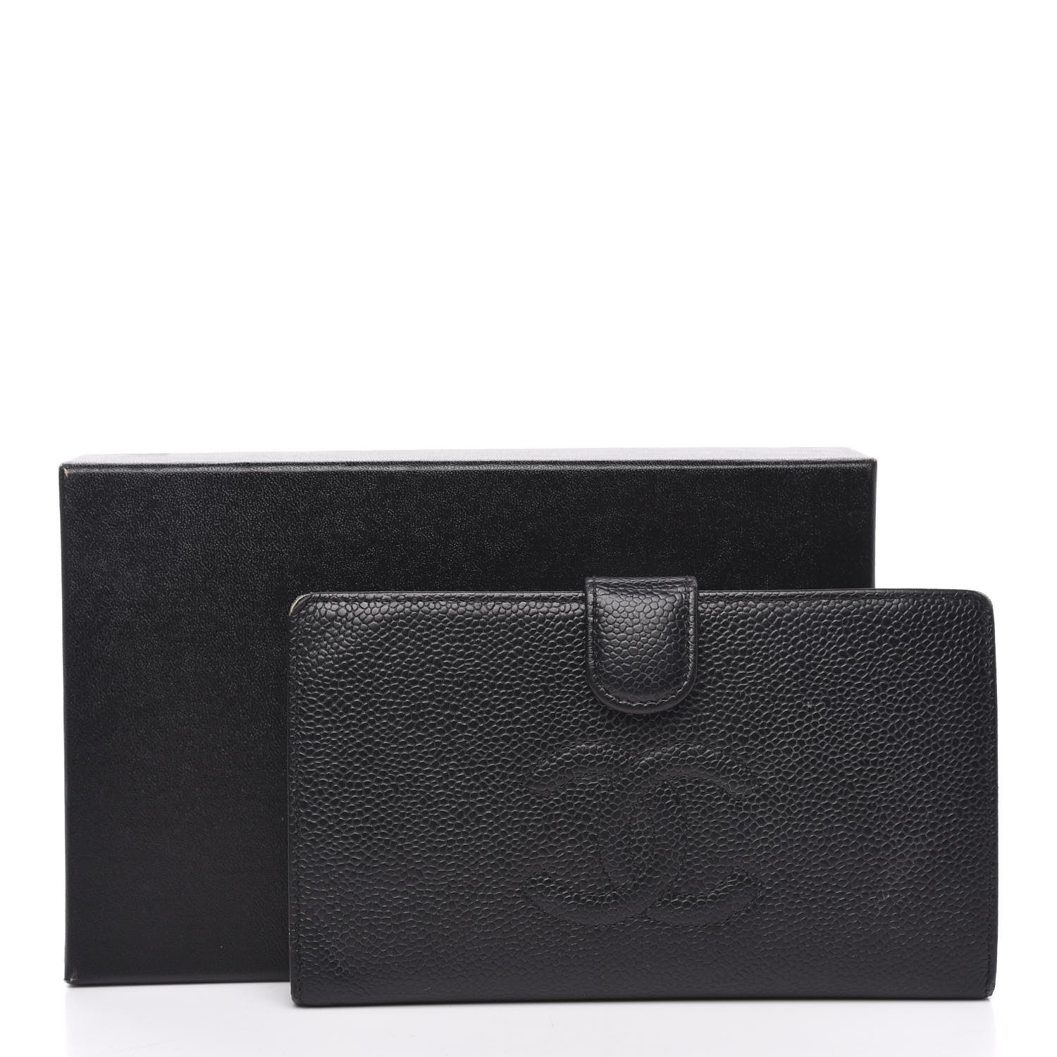 Chanel Caviar Timeless CC French Wallet Black 16 of 16