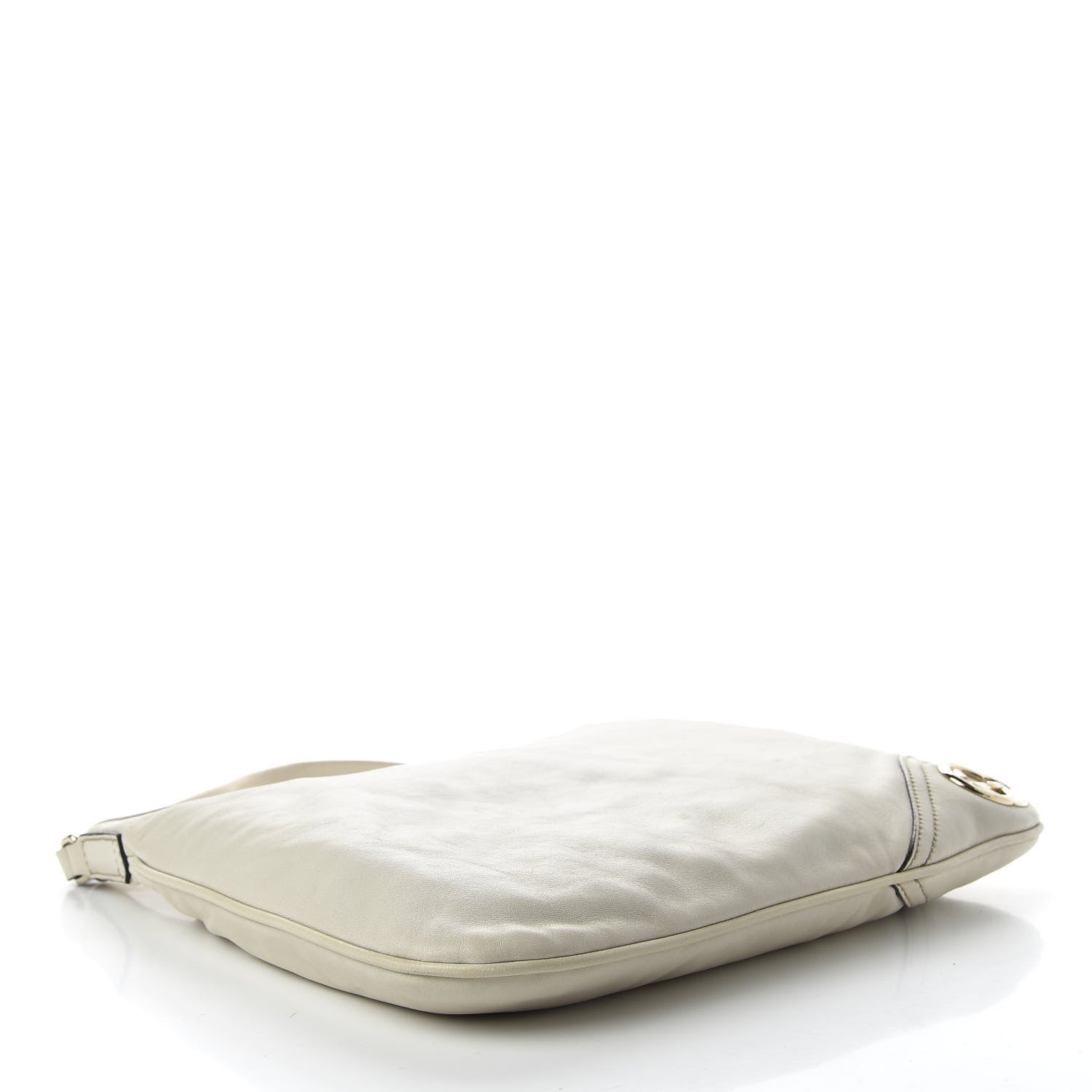 Gucci Calfskin Medium New Britt Hobo Off White 4 of 10