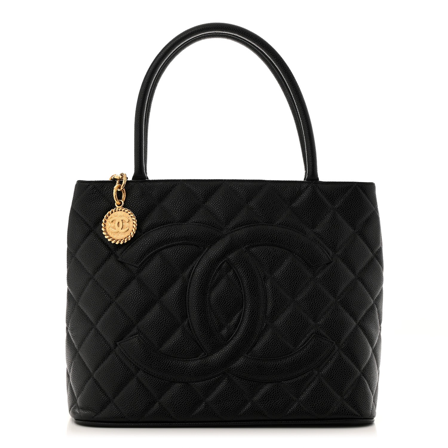 Chanel Caviar Quilted Medallion Tote Black 1 of 11