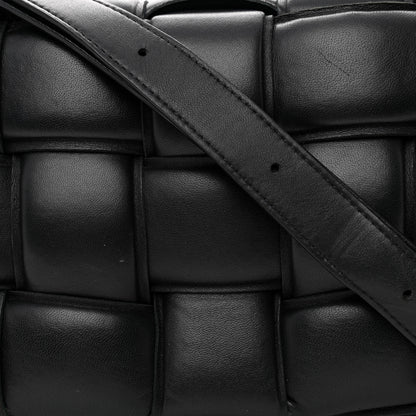 Bottega Veneta Nappa Maxi Intreccio Padded Cassette Crossbody Bag Black 8 of 13