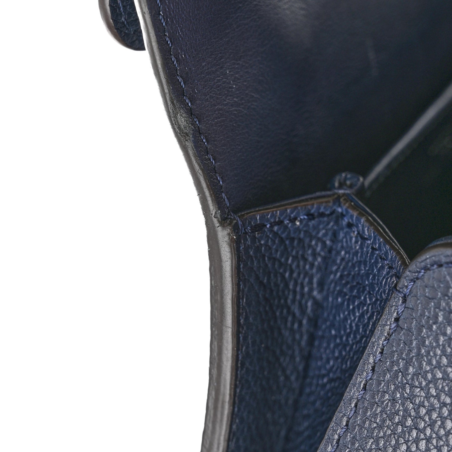 Grained Calfskin Vivienne NM Blue Marine