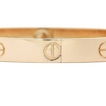Cartier 18K Yellow Gold LOVE Bracelet 17 5 of 9