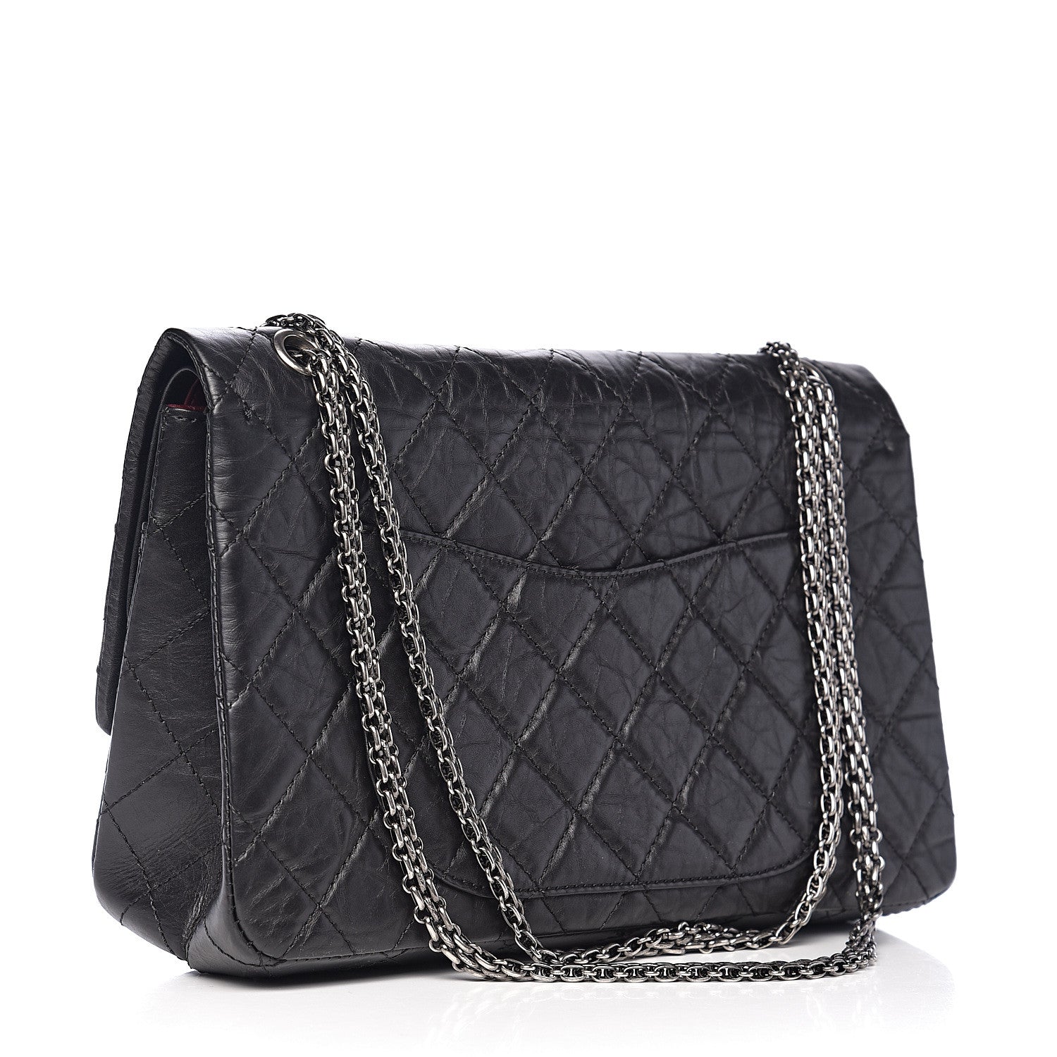 Chanel Aged Calfskin Quilted 2.55 Reissue 227 Flap Black 2 of 10