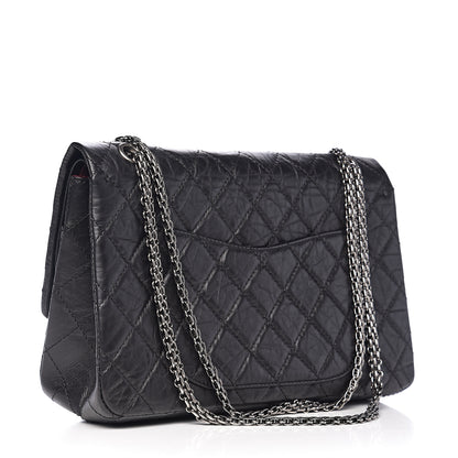 Chanel Aged Calfskin Quilted 2.55 Reissue 227 Flap Black 2 of 10