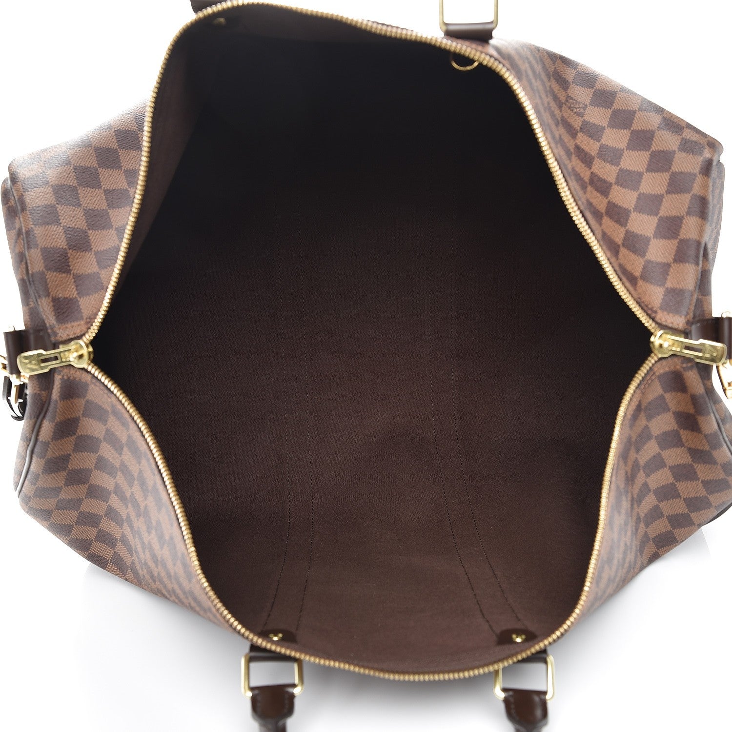 Louis Vuitton Damier Ebene Keepall Bandouliere 55 5 of 7