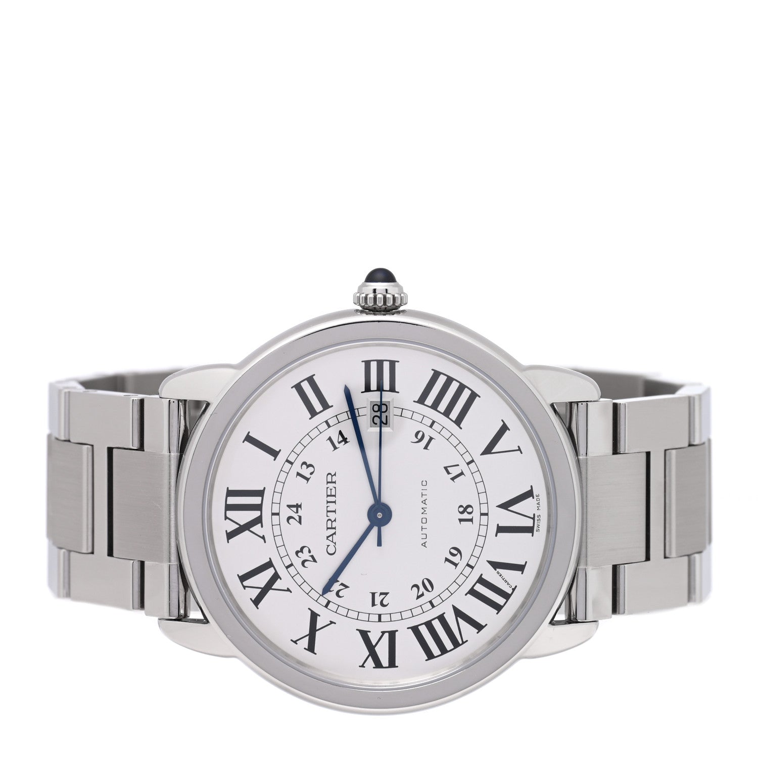Cartier Stainless Steel 42mm Ronde Solo Automatic Watch 2 of 4