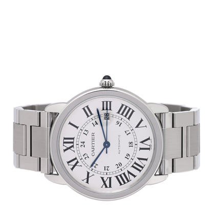 Cartier Stainless Steel 42mm Ronde Solo Automatic Watch 2 of 4