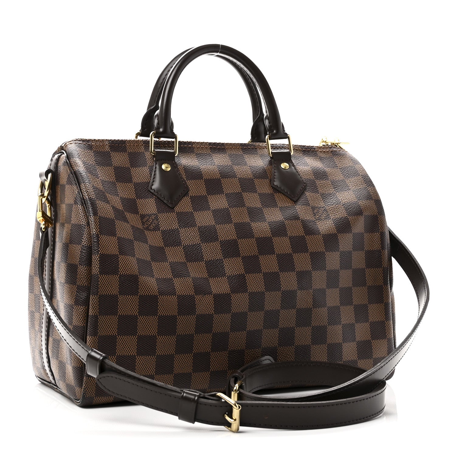 Louis Vuitton Damier Ebene Speedy Bandouliere 30 3 of 9