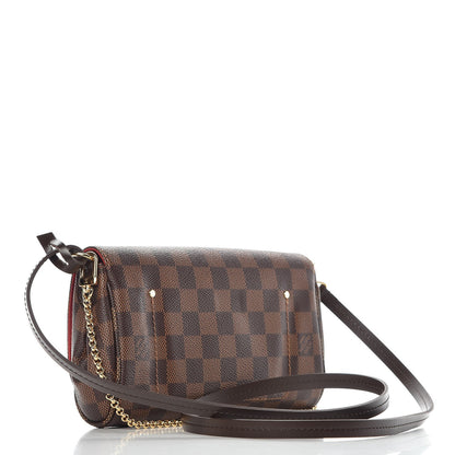 Louis Vuitton Damier Ebene Favorite PM 3 of 9