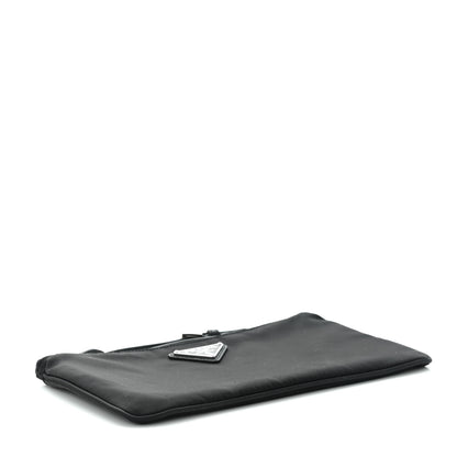 Prada Re-Nylon Saffiano Pouch Wristlet Black 4 of 9