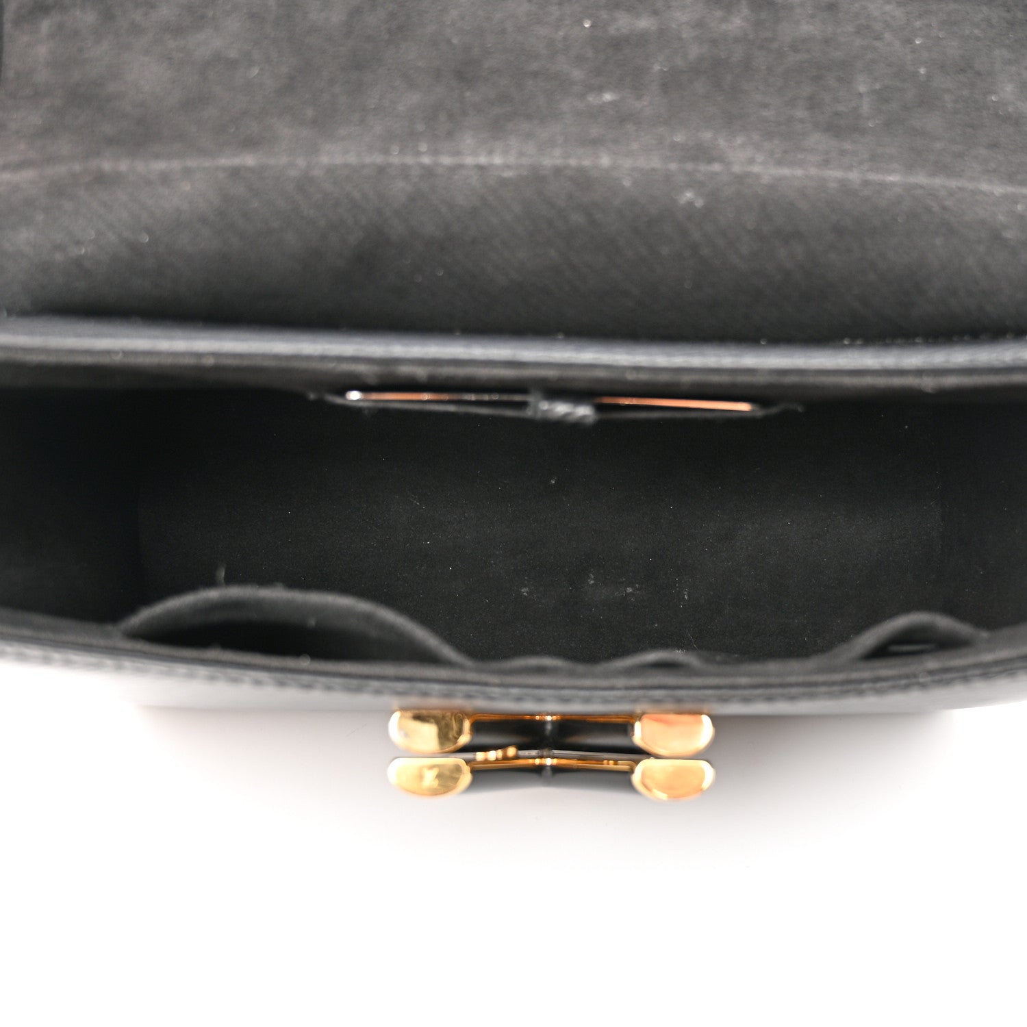 Louis Vuitton Epi Twist Shoulder Bag MM Matte Black Gold 6 of 19