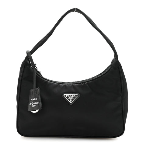 Tessuto Nylon Mini Re-Edition 2000 Bag Black
