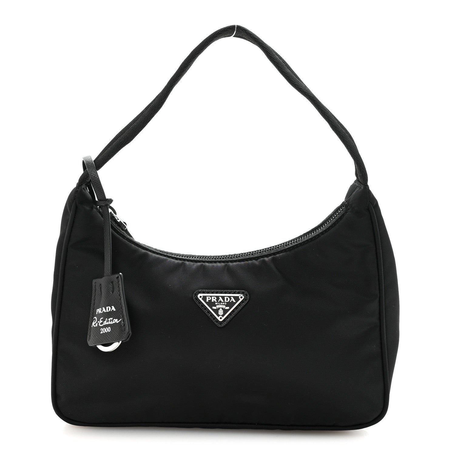 Prada Tessuto Nylon Mini Re-Edition 2000 Bag Black 1 of 9