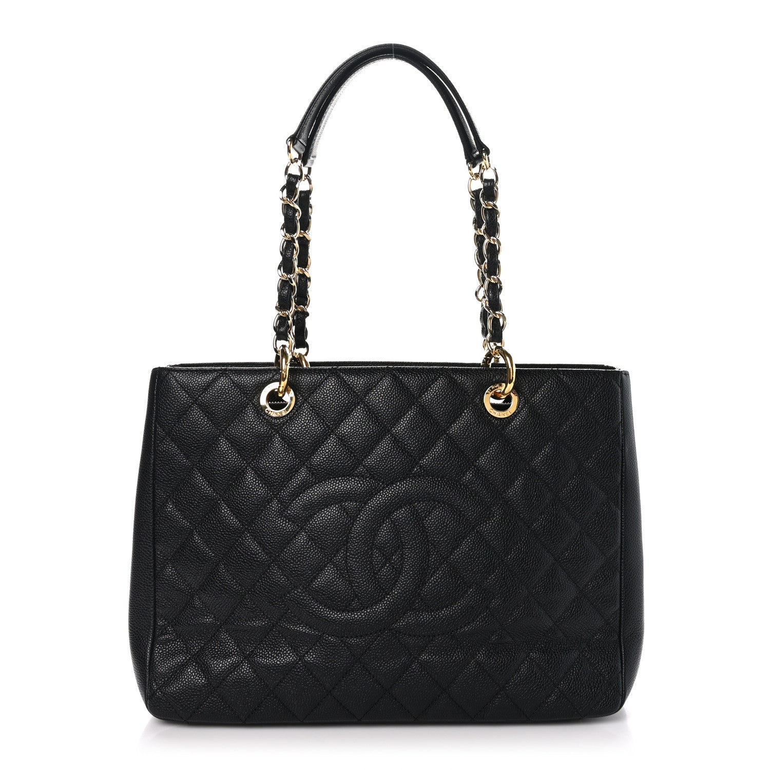 Chanel Caviar Quilted Grand Shopping Tote GST Black 1 of 11
