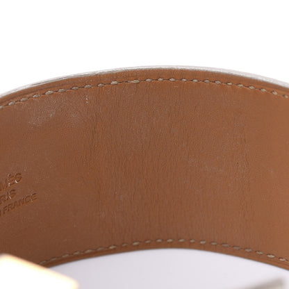 Hermes Swift Collier de Chien CDC Bracelet S Craie 4 of 8