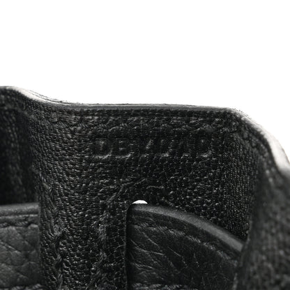 Hermes Taurillon Clemence Kelly Ado Backpack Black 7 of 10