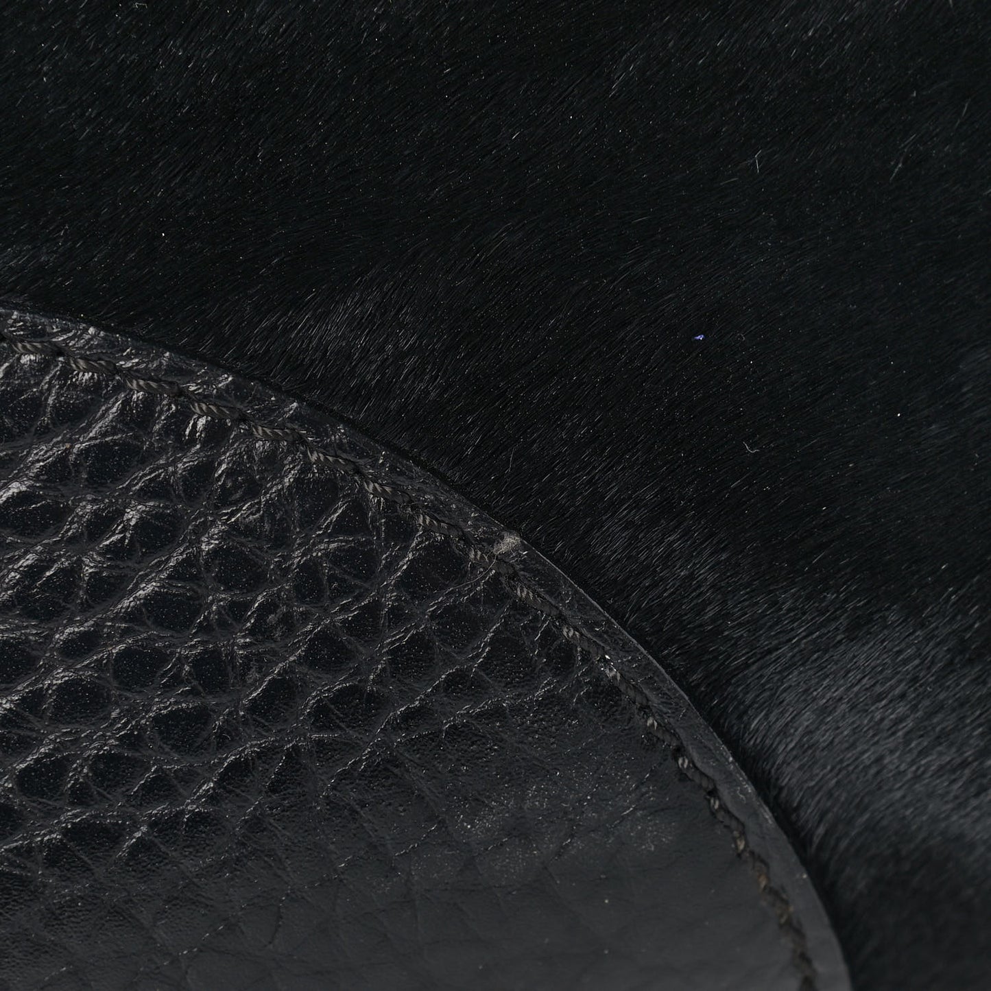 Pony Hair Mens Cabas Whistler Black