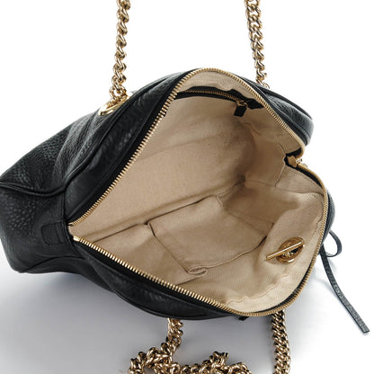 Gucci Pebbled Calfskin Small Soho Bowler Black 5 of 7