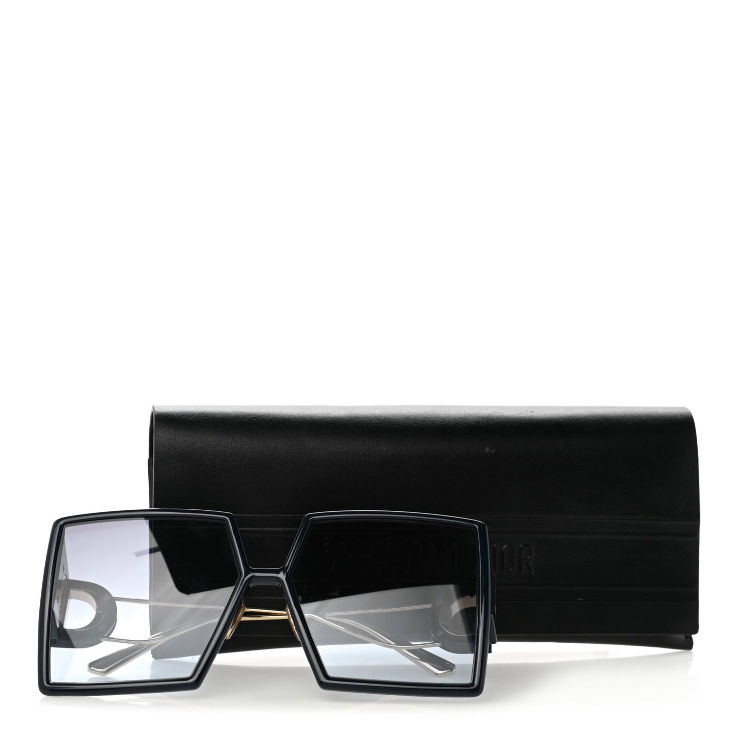 Square 30 Montaigne Sunglasses Black