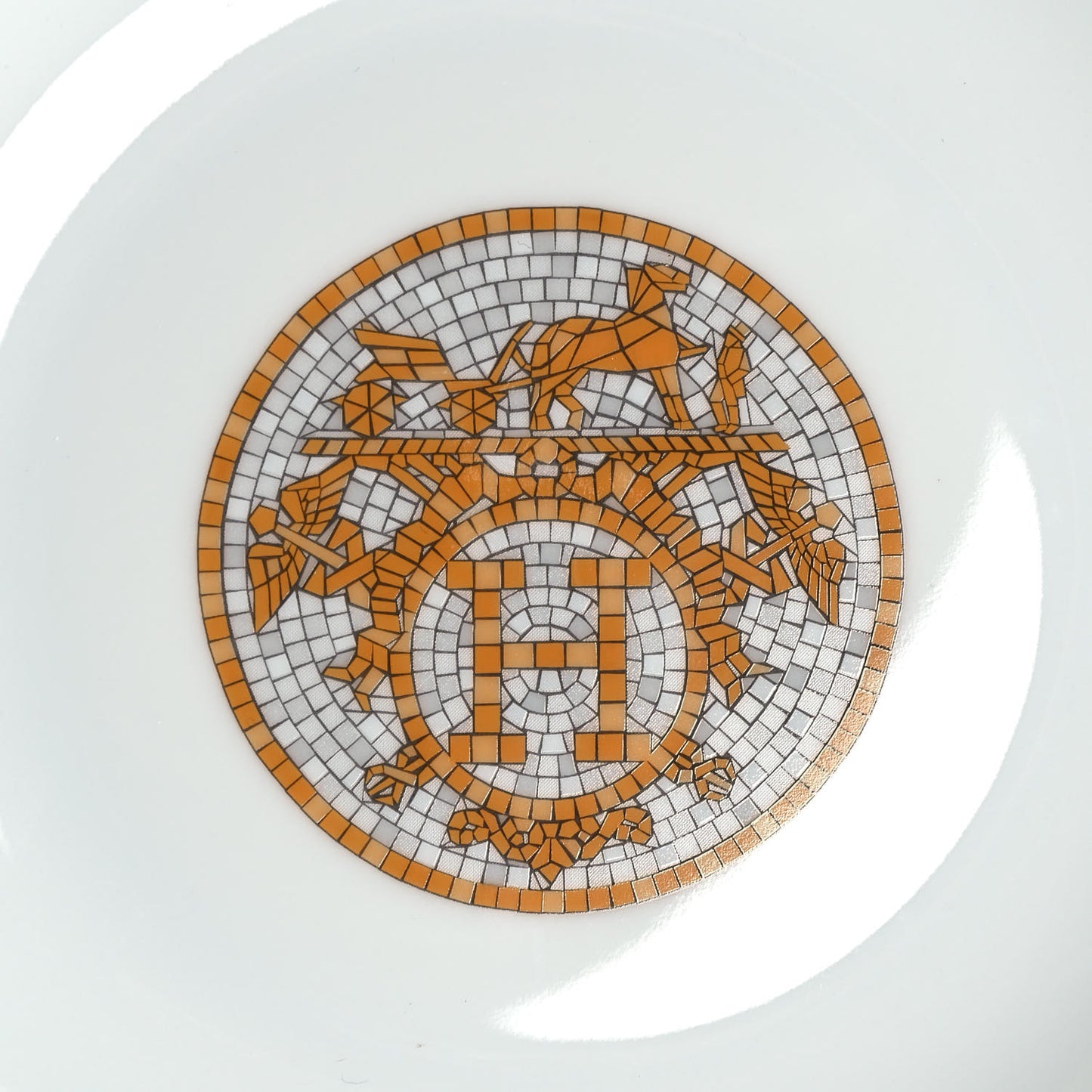 Porcelain Mosaique Au 24 Soup Bowl Gold