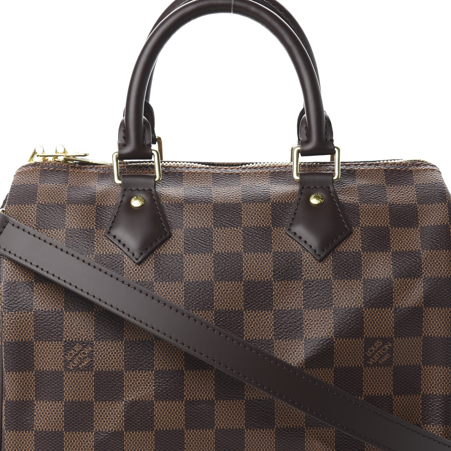 Damier Ebene Speedy Bandouliere 25