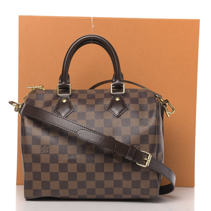 Louis Vuitton Damier Ebene Speedy Bandouliere 25 12 of 12