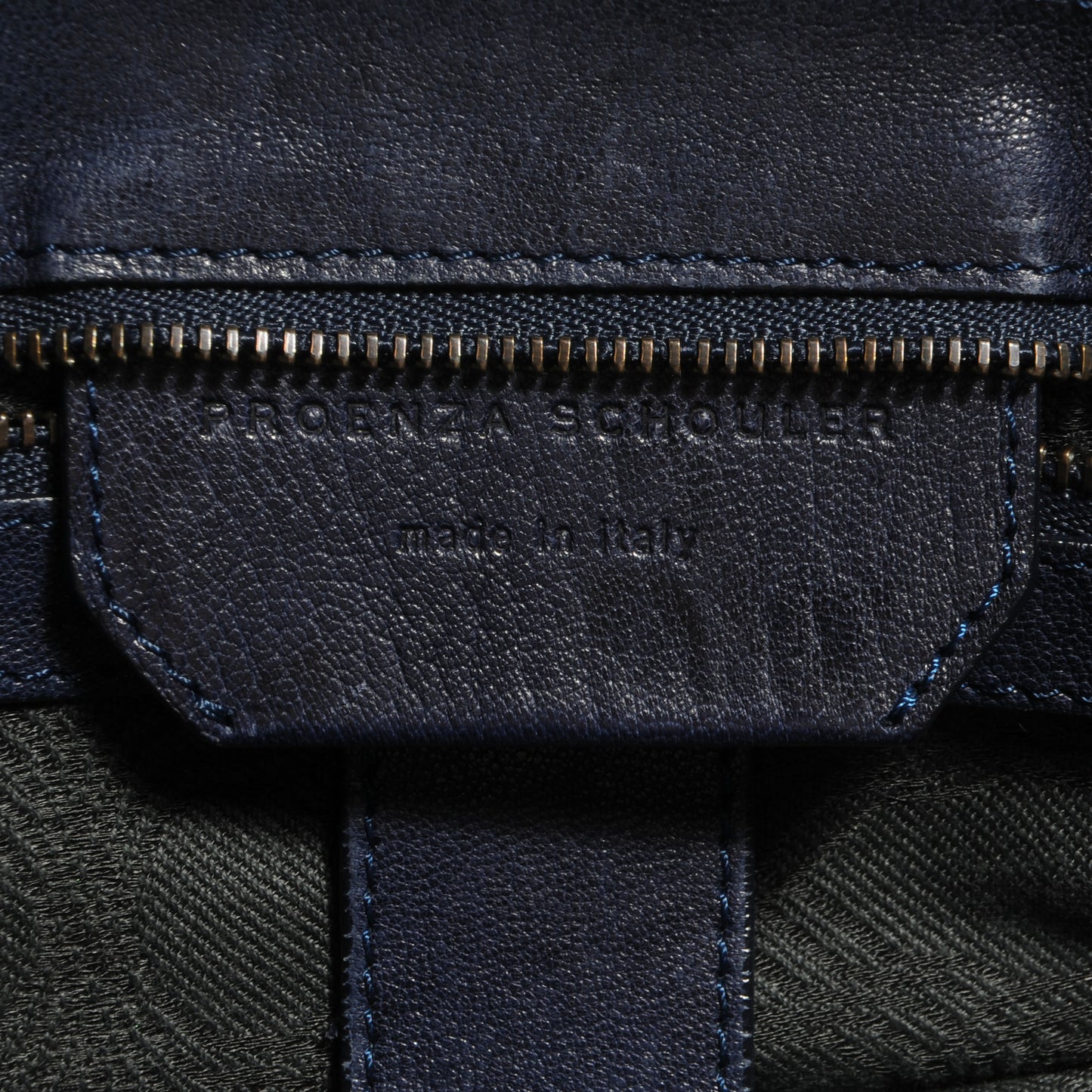 Lambskin PS1 Medium Satchel Midnight