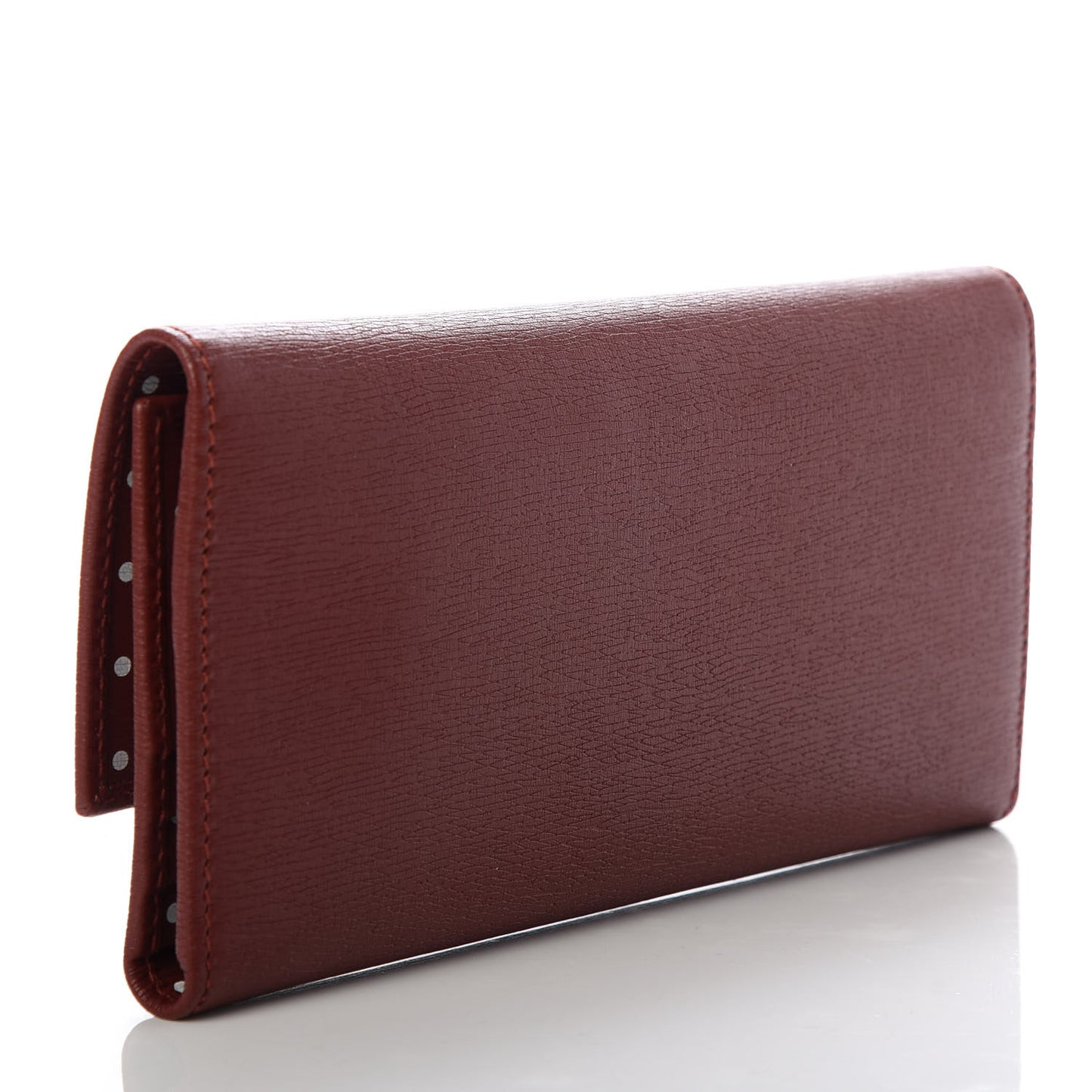 Calfskin GG Continental Wallet Red