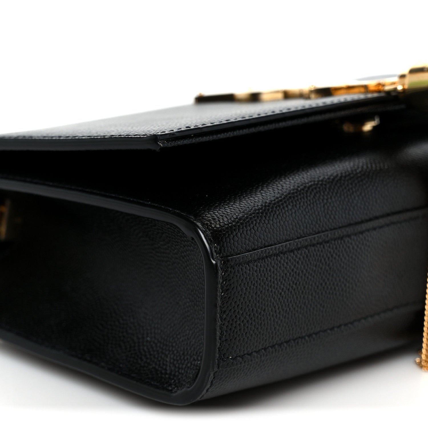 Saint Laurent Calfskin Small Classic Monogram Kate Tassel Satchel Black 10 of 12