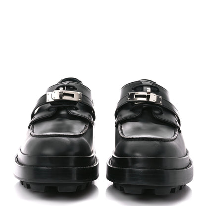 Hermes Glossed Calfskin First Oxford 37 Black 2 of 10