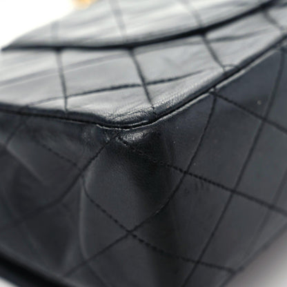 Chanel Lambskin Quilted Medium Double Flap Black 7 of 20