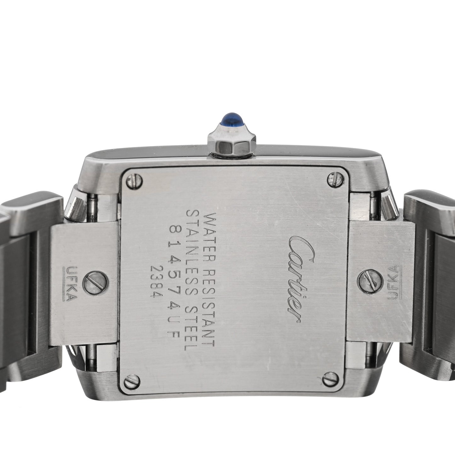 Stainless Steel 20mm Tank Francaise Quartz Watch