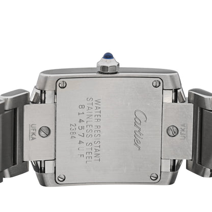 Cartier Stainless Steel 20mm Tank Francaise Quartz Watch 4 of 4