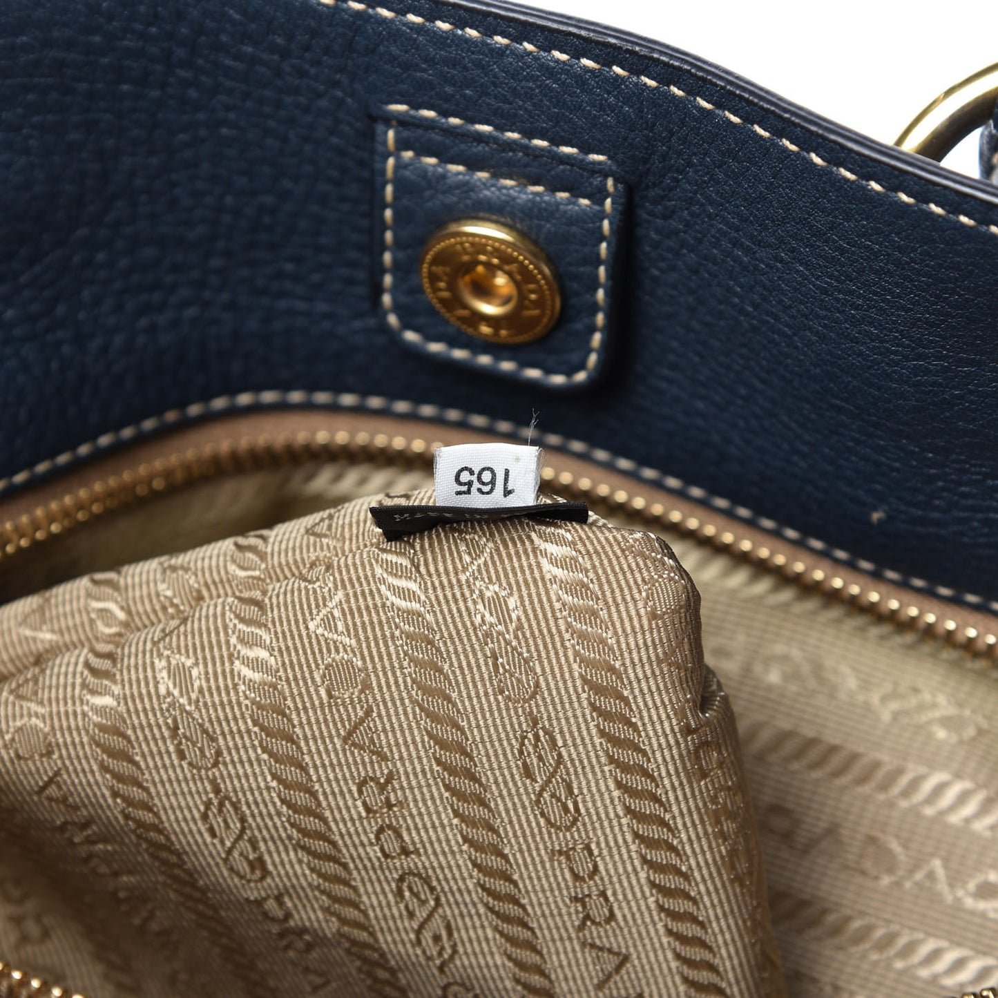 Vitello Daino Shopping Tote Inchiostro