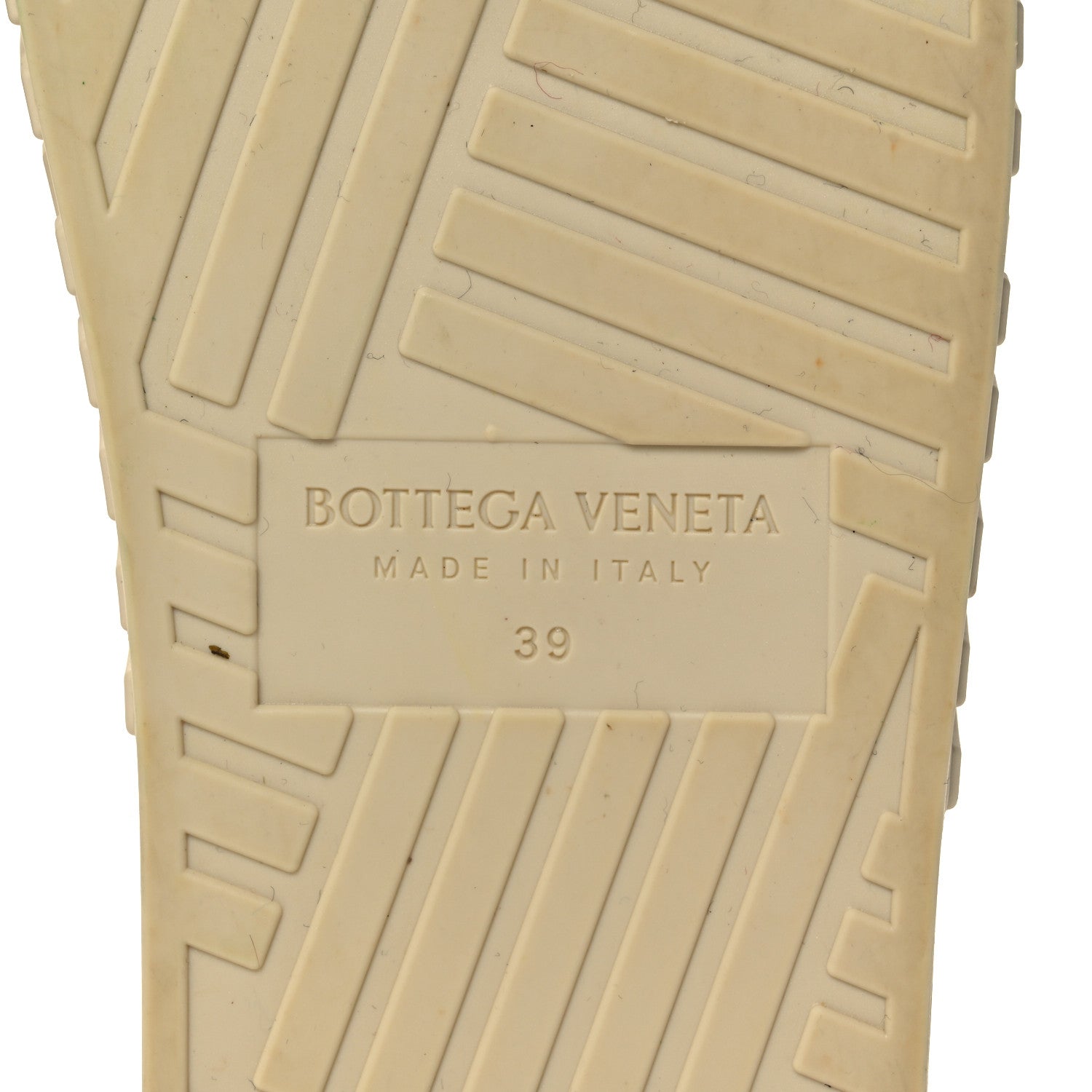 Bottega Veneta Rubber Carpet Slider Sandals 39 Sea Salt 6 of 15